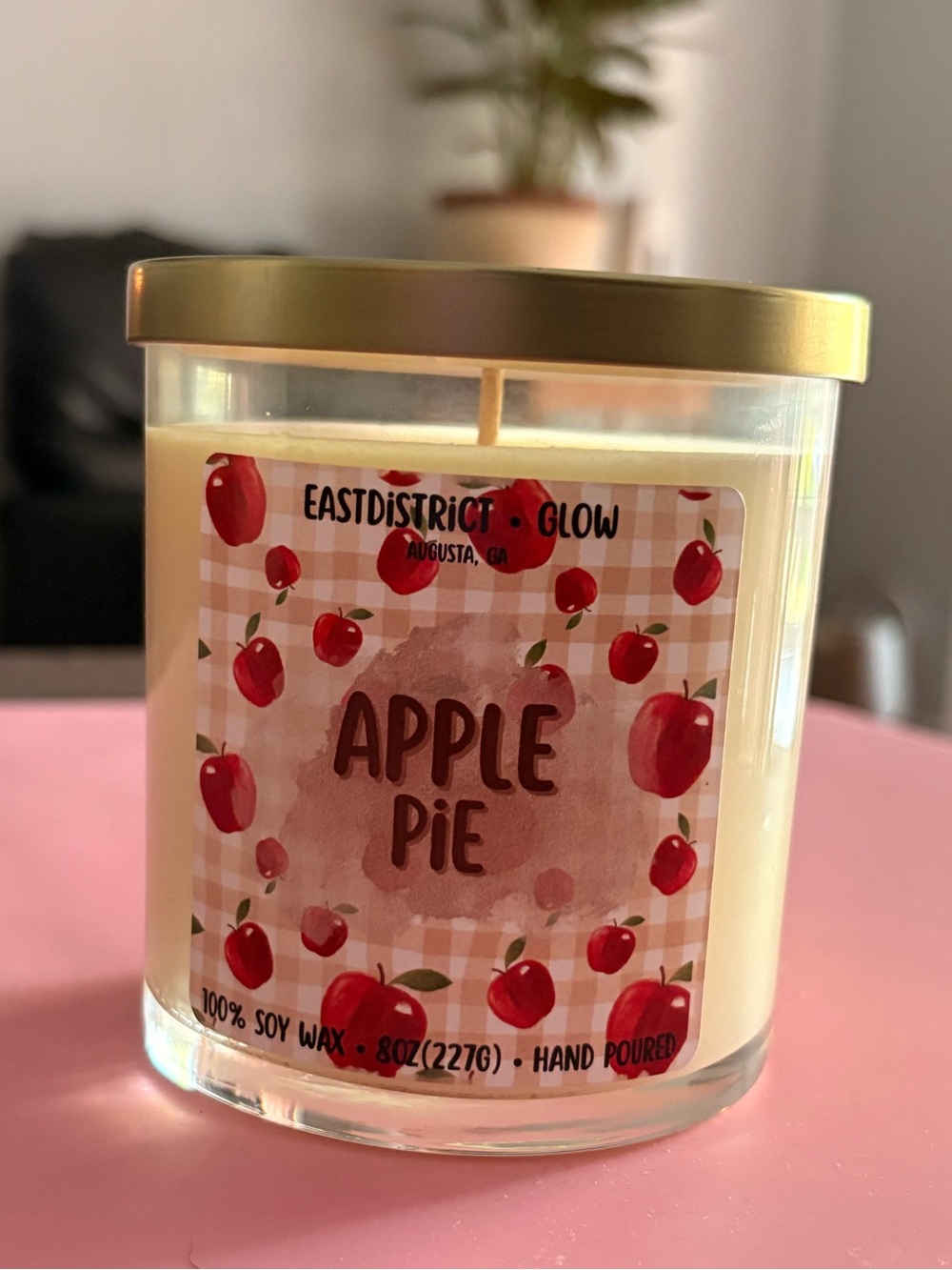Apple Pie | 8oz | Handmade | Soy Wax Candle